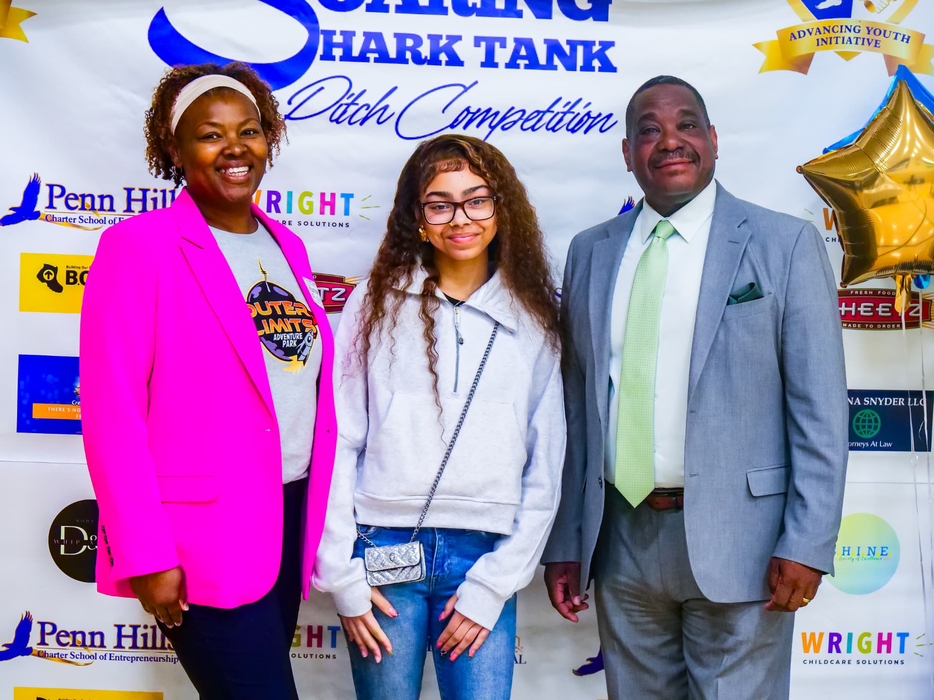 AYI supporters at the Soaring Shark Tank pitch competition